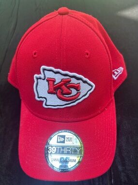 New Era Red and White Kansas City Chiefs Stretch Cap